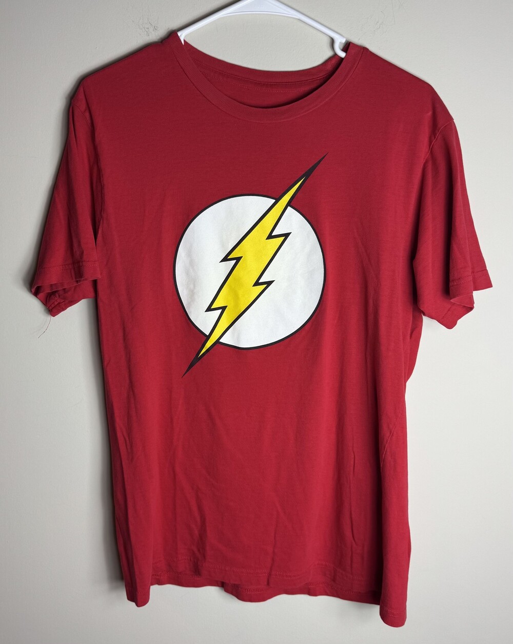 DC Comics Medium Red Cotton T-Shirt Graphic Tee